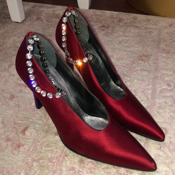 Saint Laurent Crystal ankle Heels - Picture 3 of 7